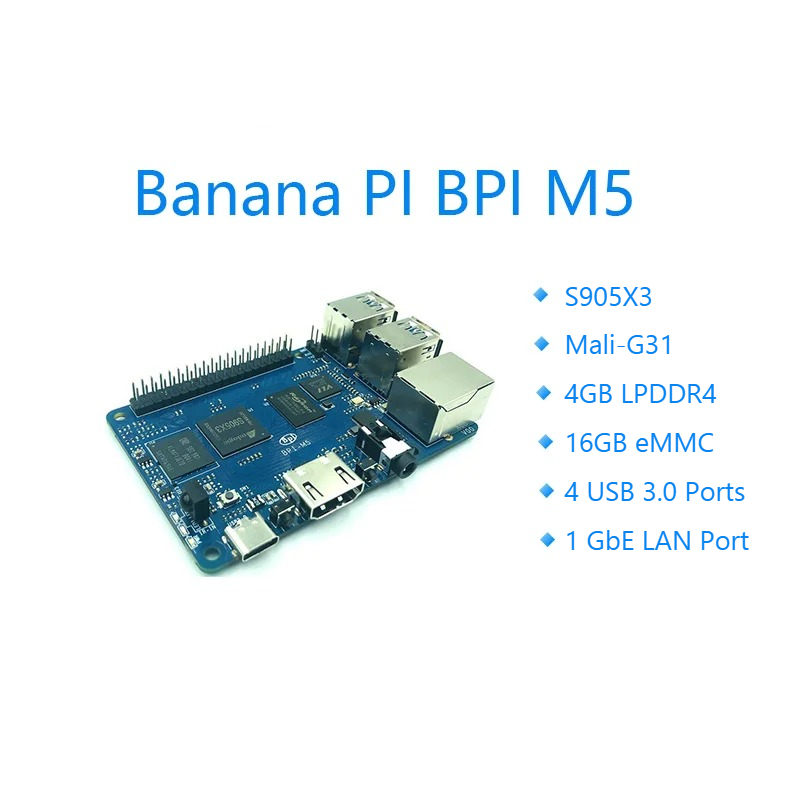 Banana Pi Bpi-M5 - Komputer jednopłytkowy Banana PI BPI M5