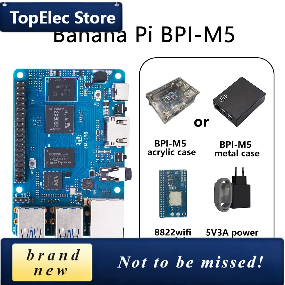 Banana Pi Bpi-M5 - TopElec Banana PI BPI-M5 SET z