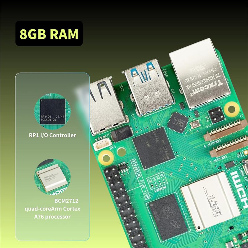 T23C – zestaw startowy Iraspte – Raspberry Pi 5 8Gb Kit recenzja i cena