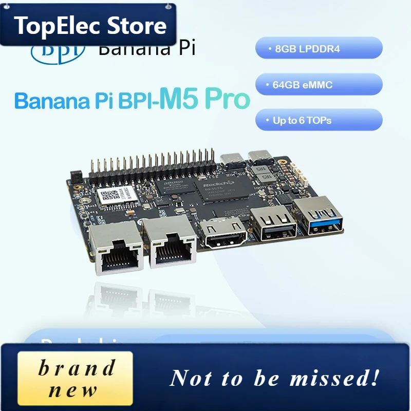 TopElec Banana Pi BPI-M5 Pro R – Banana Pi Bpi-M5 recenzja i cena